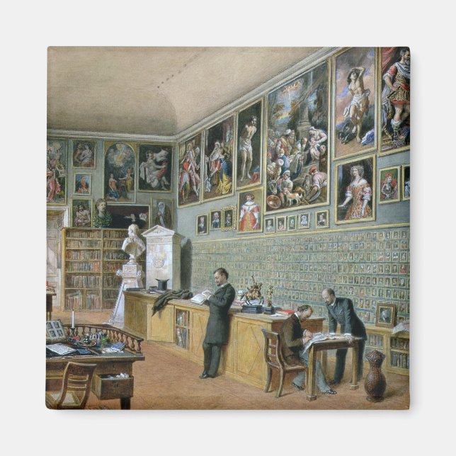 Imán La biblioteca (Frente)