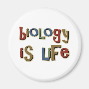 Imán La biología es retruécano divertido de la vida