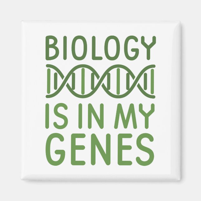 Imán La Biología Está En Mis Genes (Frente)
