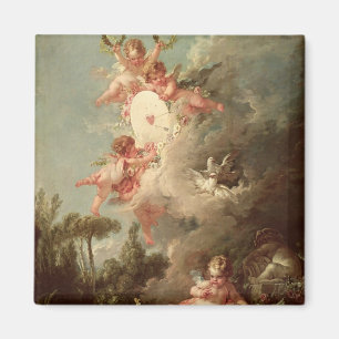 Imán La blanco del Cupid, 'de DES Dieux de los amoríos