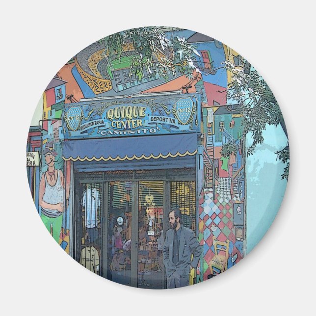 Imán La Boca - Buenos Aires (Frente)