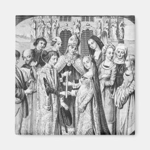 Imán La boda de Henry VI y de Margaret de Anjou