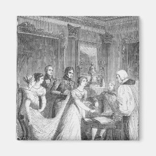 Imán La boda de la princesa Charlotte de