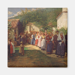 Imán La boda de oro (aceite en lona)