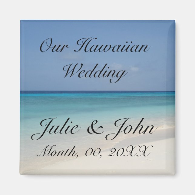 Imán La boda hawaiana salva la fecha (Frente)