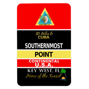 Imán La boya más situada más al sur Key West del punto