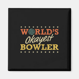 Imán La broma sarcástica del día del mejor Bowler del m