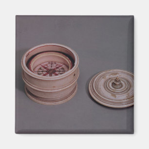 Imán La brújula de Mariner en un funda de marfil