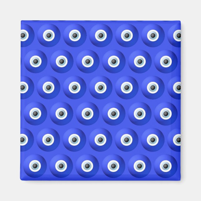 Imán La buena suerte ampara contra el patrón de ojos ma (Frente)