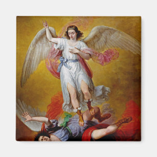 Imán La caída de Lucifer por Antonio Maria Esquivel