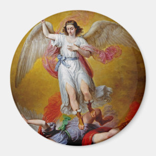 Imán La caída de Lucifer por Antonio Maria Esquivel