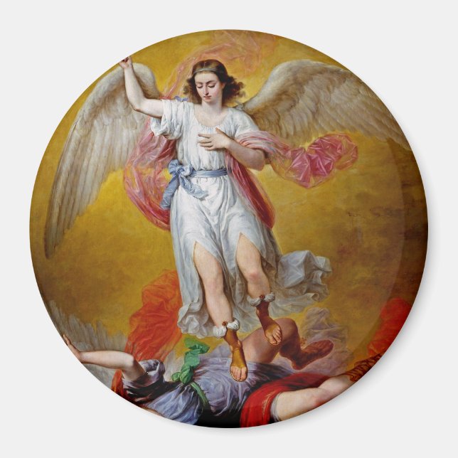 Imán La caída de Lucifer por Antonio Maria Esquivel (Frente)
