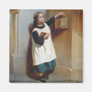 Imán La caja de la colección (aceite en el panel)