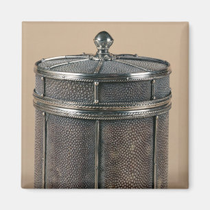 Imán La caja del cigarrillo con shagreen los lados,