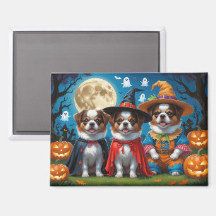 Imán La calabaza de perros chinos japoneses Halloween e