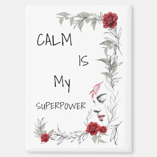 Imán La calma es mi superpoder | Confianza en uno mismo