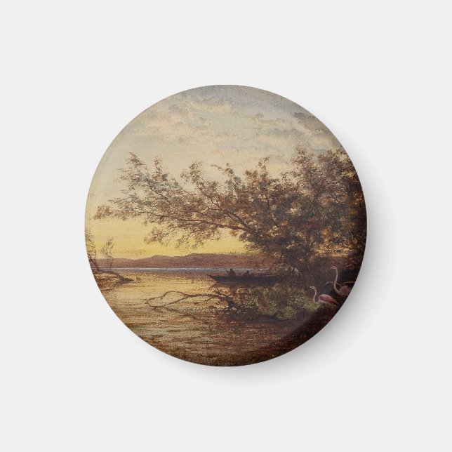 Imán La Camargue, Coucher De Soleil - Félix Ziem (Frente)