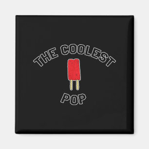 Imán La camiseta de papá genial pop más cool del verano
