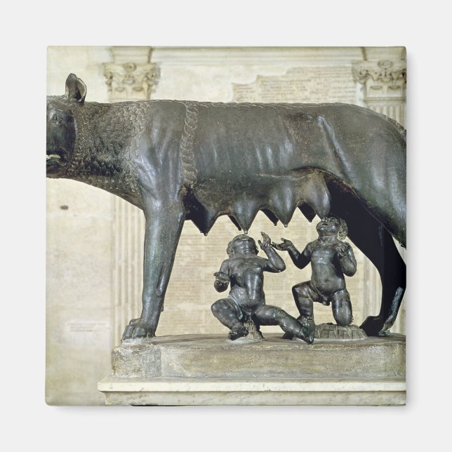 Imán La capitolina She-Wolf (Frente)