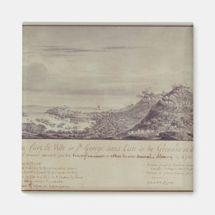 Imán La captura francesa Grenada, 1779