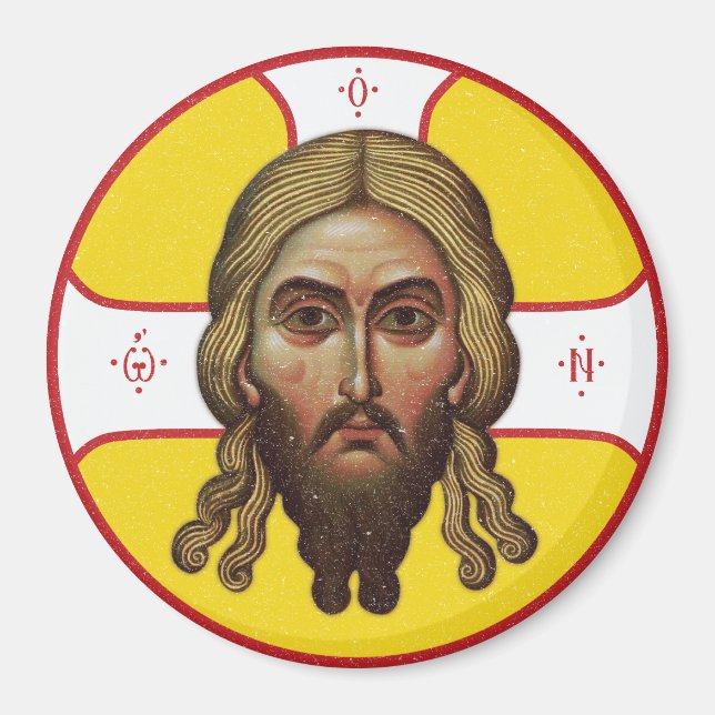 Imán La Cara Del Icono Ortodoxo De Cristo (Frente)