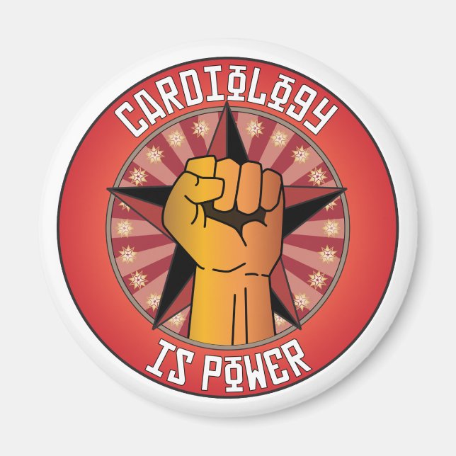 Imán La cardiología es el poder (Frente)
