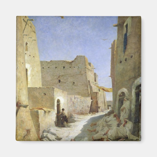 Imán La carretera Bab-El-Gharbi, Laghouat, 1859 (Frente)