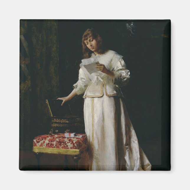 Imán La carta de amor (Frente)