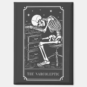 Imán La Carta del Tarot de la Narcolepsia Conciencia de