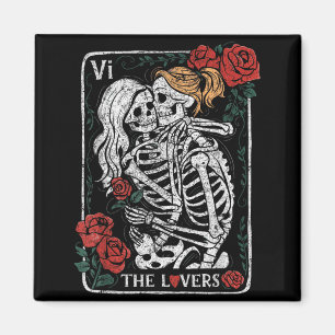 Imán La carta del Tarot de los Amantes Gótico Oculto Be