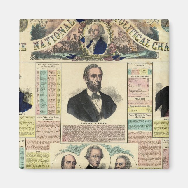 Imán La carta política nacional (Frente)