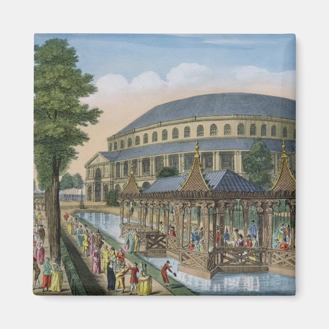 Imán La Casa China, la Rotunda y la Compañía en (Frente)