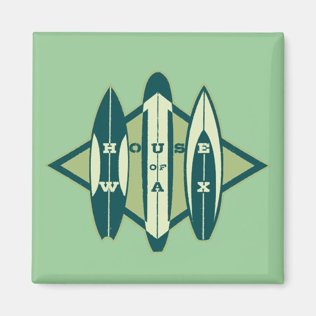 Imán La casa de cera del surfista (Frente)