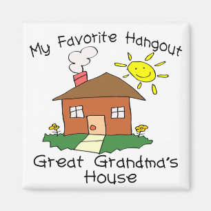 Imán La casa de la gran abuela de la lugar frecuentada