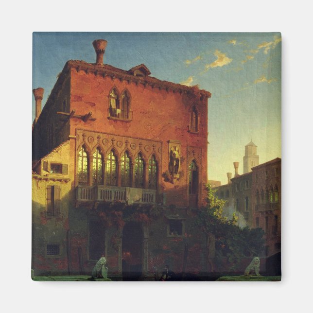 Imán La Casa de Othello, el Moore de Venecia, 1856 (Frente)