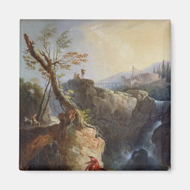 Imán La cascada, 1773 (Frente)