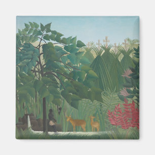 Imán La Cascada de Henri Rousseau, Arte Antiguo Fino