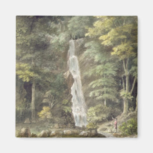 Imán La cascada de la cascada en Hestercombe cultiva un