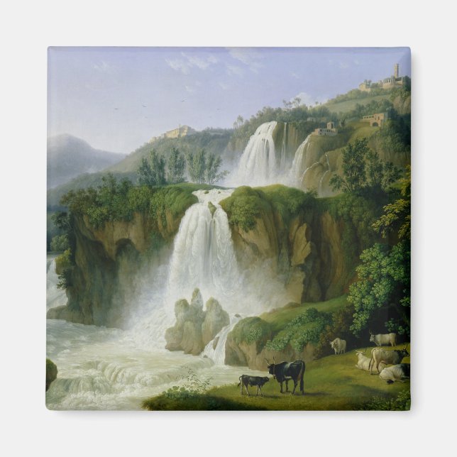 Imán La cascada de Tivoli, 1785 (Frente)