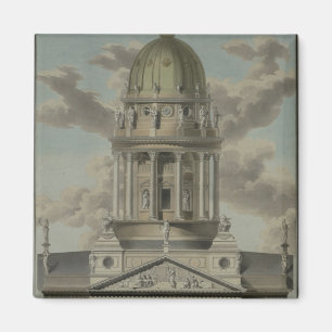 Imán La catedral alemana en el Gendarmenmarkt, 1812