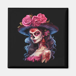 Imán La Catrina Día De Los Muertos Día Mexicano De Los