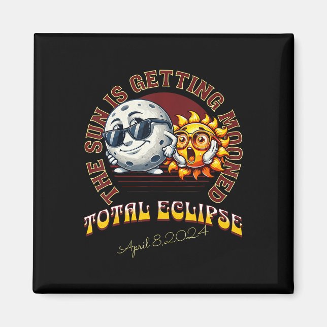 Imán La Causa Total Del Eclipse Solar 2024 Está Ganando (Frente)