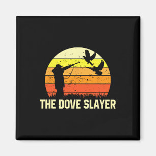 Imán La Caza De La Vintage Retro De Dove
