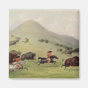 Imán La caza del búfalo, c.1832