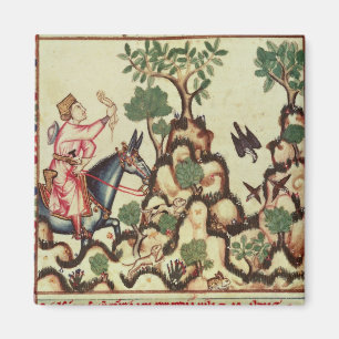 Imán La caza del halcón, del manuscrito