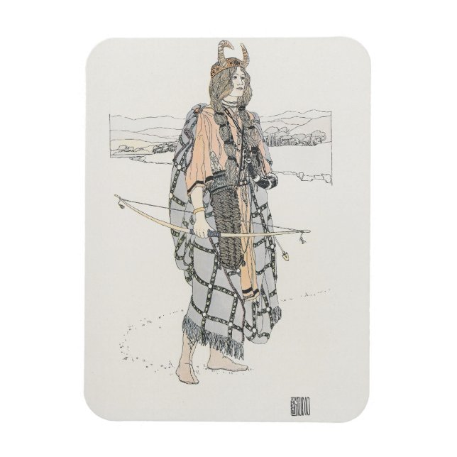 Imán La Cazadora (por Ann Macbeth) (Vertical)