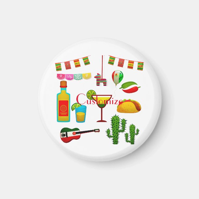 Imán La celebración de Cinco de Mayo Thunder_Cove  (Frente)