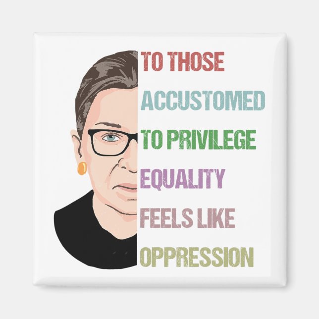 Imán La célebre Poster de RBG, Ruth Bader Ginsburg (Frente)