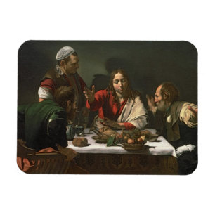 Imán La cena en Emmaus, 1601 (aceite y tempera)