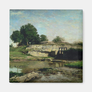Imán La cerradura en Optevoz, 1859